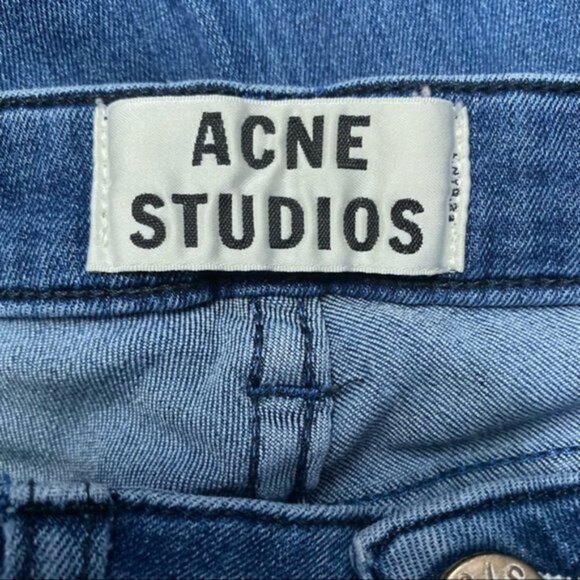 ACNE STUDIOS FLEX ATLANTIS SKINNY Jean Women Size 25 - Picture 9 of 11
